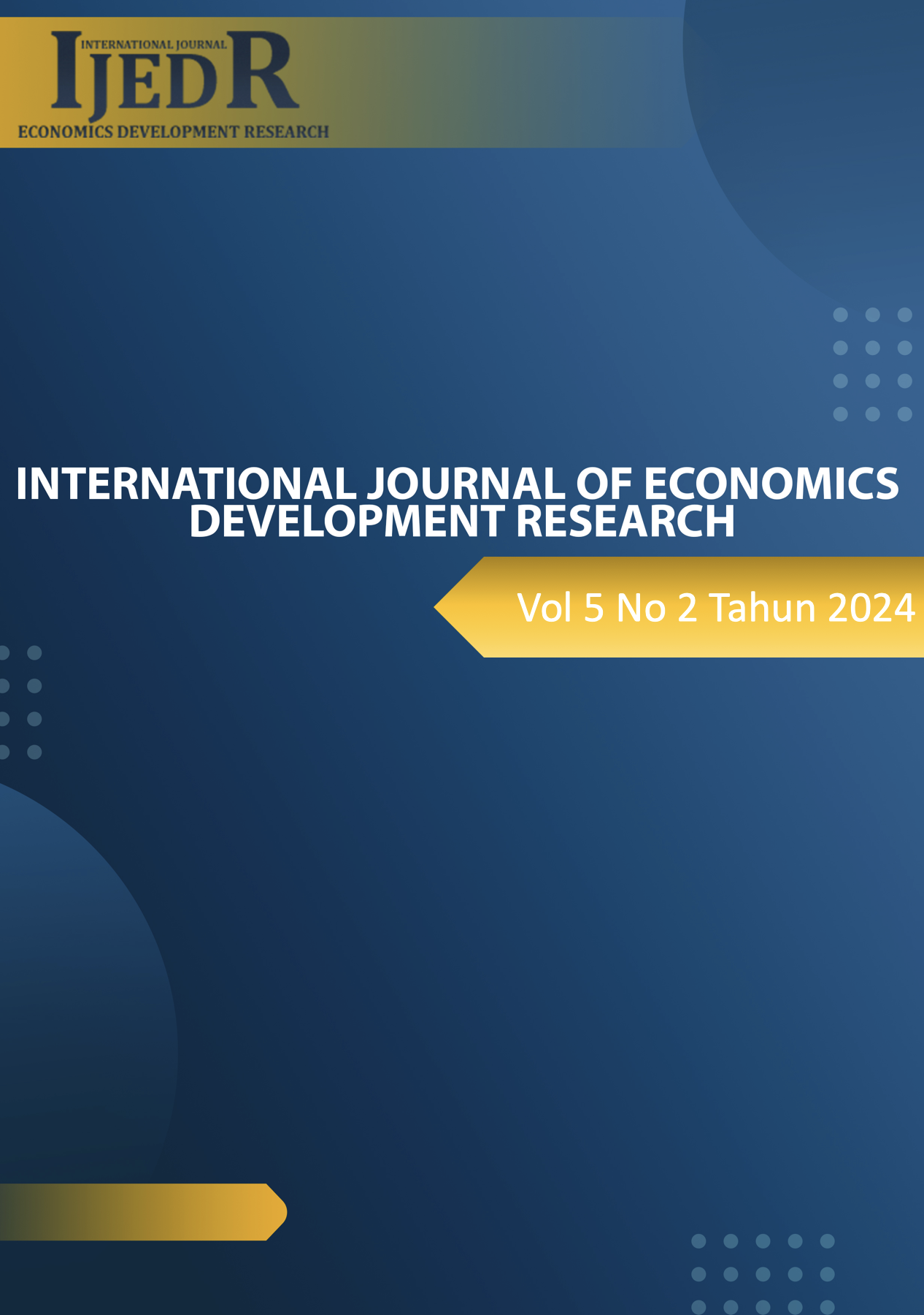 					View Vol. 5 No. 2 (2024):  International Journal of Economics Development Research (IJEDR)
				
