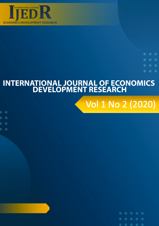					View Vol. 1 No. 2 (2020): International  Journal of Economics Development Research
				